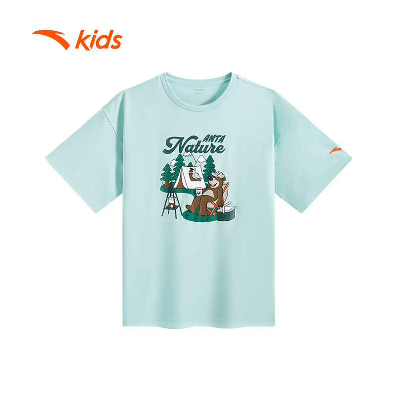ANTA KIDS Áo Phông Ngắn Tay Thể Thao Bé Trai 3525C6105