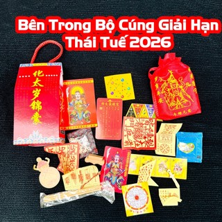 [ĐÃ KHAI QUANG] TRỌN BỘ CÚNG THÁI TUẾ 2026 dành cho các tuổi TÝ - SỬU - MÃO - NGỌ - DẬU - có kèm HƯỚNG DẪN