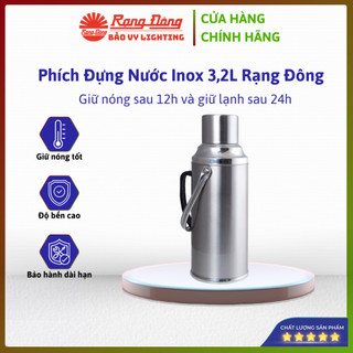 PHÍCH ĐỰNG NƯỚC INOX RẠNG ĐÔNG RD-3240ST1 3.2L – DUNG TÍCH LỚN, GIỮ NHIỆT LÂU DÀI, TIỆN DỤNG