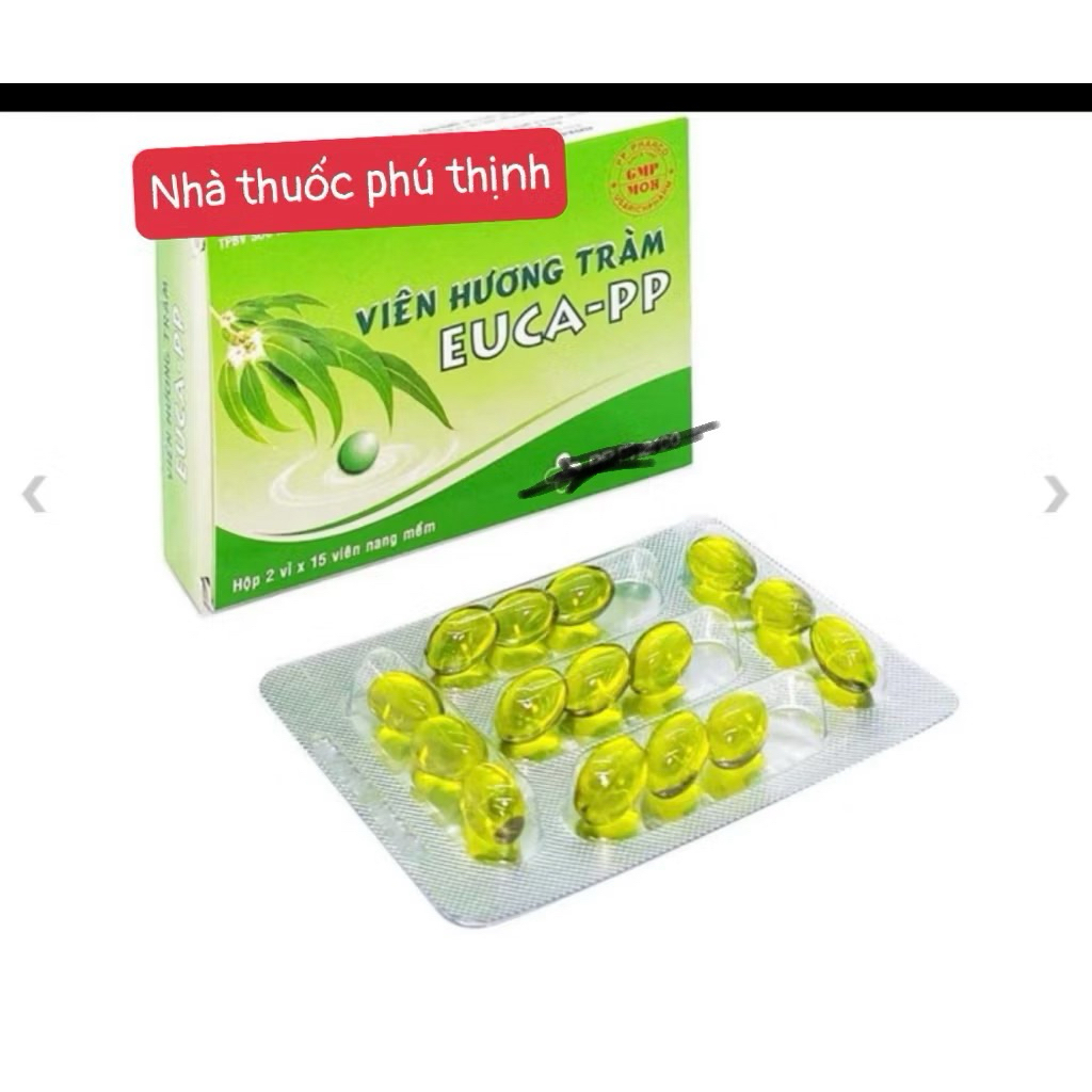 ✅[Chính Hãng] viên hương tràm euca pp xông cảm cúm, hộp 30 viên (hàng date mới)