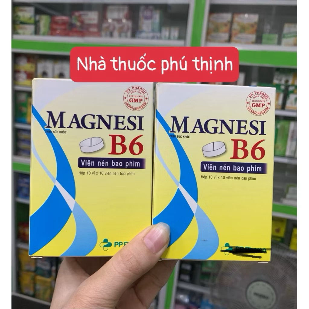 ✅(chính hãng) Magnesi b6 hộp 100 viên hỗ trợ sức khỏe (hàng loại 1, date mới)