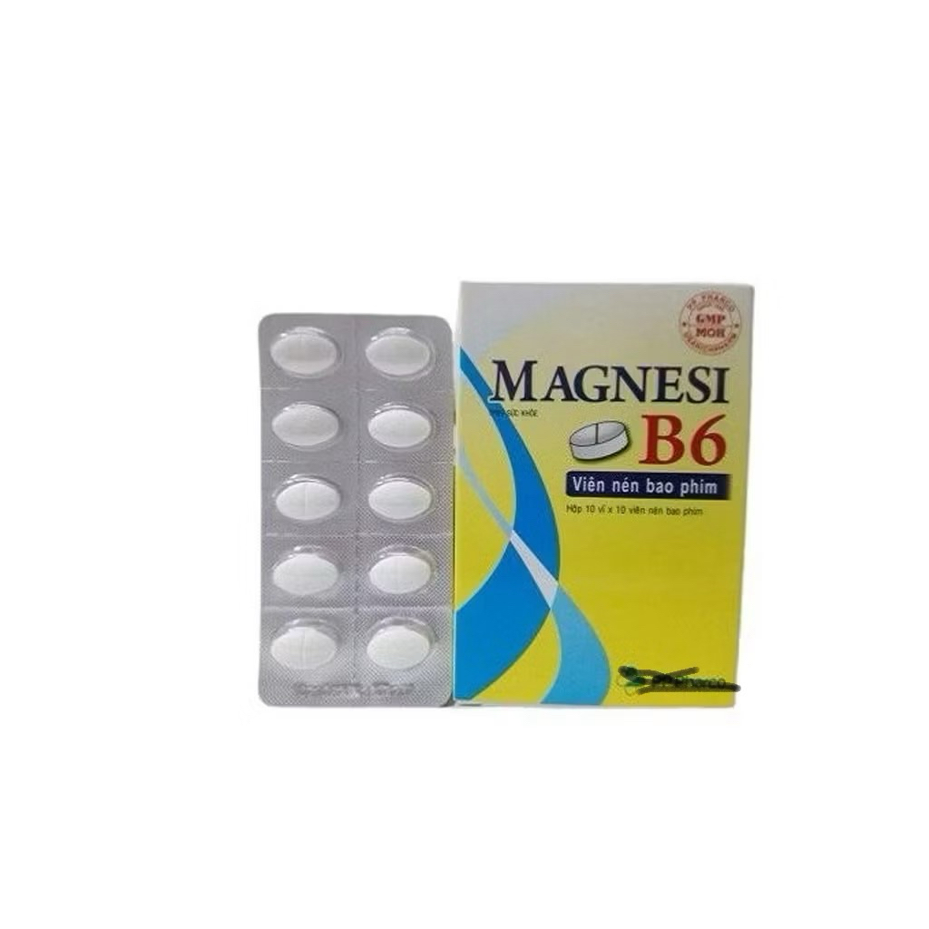 ✅(chính hãng) Magnesi b6 hộp 100 viên hỗ trợ sức khỏe (hàng loại 1, date mới)
