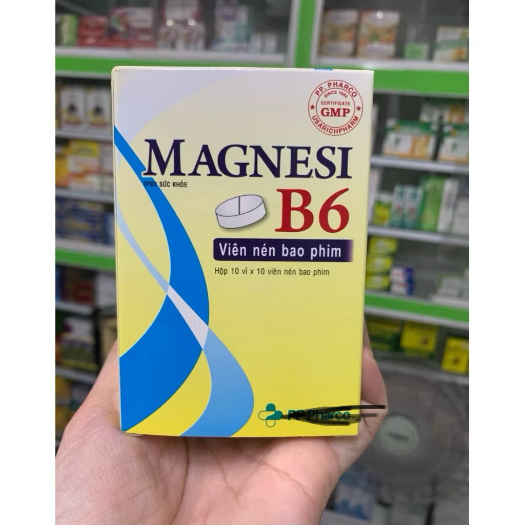 ✅(chính hãng) Magnesi b6 hộp 100 viên hỗ trợ sức khỏe (hàng loại 1, date mới)