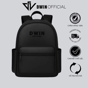 Balo da nam nữ thêu logo Dwin cặp Racer đi học thời trang học sinh hàn quốc basic Local Brand BL01A