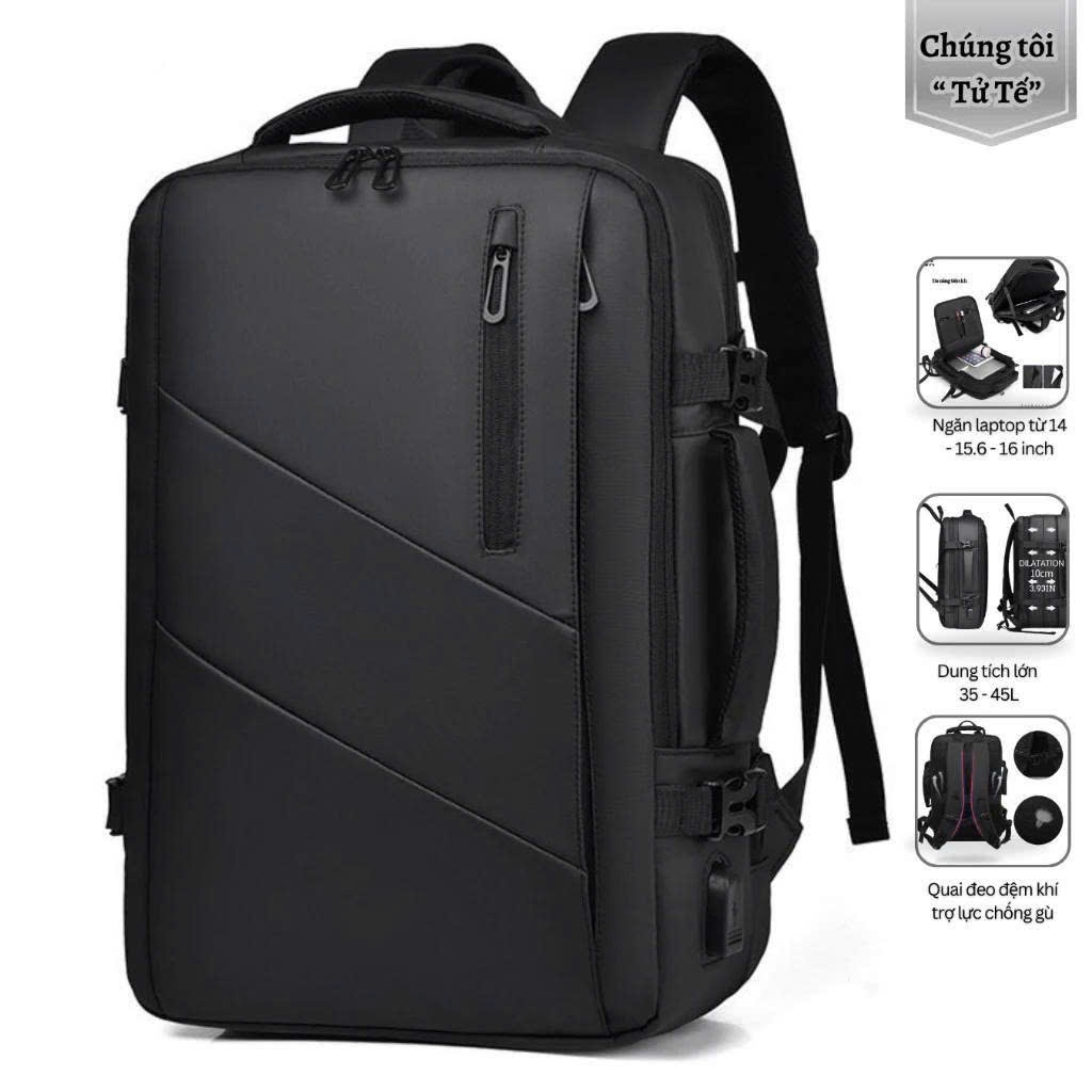Balo laptop nam nữ chống nước đựng laptop 17 inch balo đi học đi làm du lịch cao cấp thời trang B39