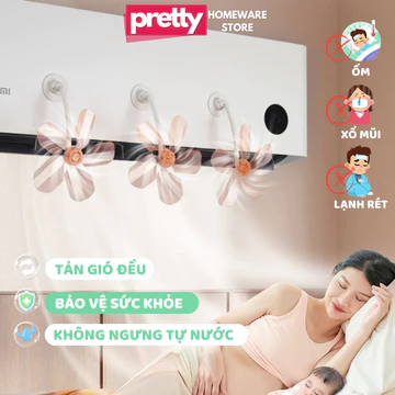 [HÀNG LOẠI 1] Quạt Điều Chỉnh Hướng Gió Điều Hòa, Quạt Tản Nhiệt Điều Hòa Đều Bảo Vệ Sức Khỏe