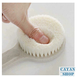 Cọ Chà Lưng Bông Tắm Muji Phong Cách Nhật Bản Cán Nhựa Dài Đầu Bông Mềm Mại Dễ Sử Dụng-GD902-CoMuji