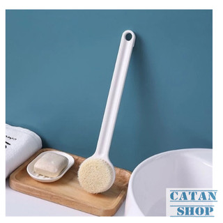 Cọ Chà Lưng Bông Tắm Muji Phong Cách Nhật Bản Cán Nhựa Dài Đầu Bông Mềm Mại Dễ Sử Dụng-GD902-CoMuji