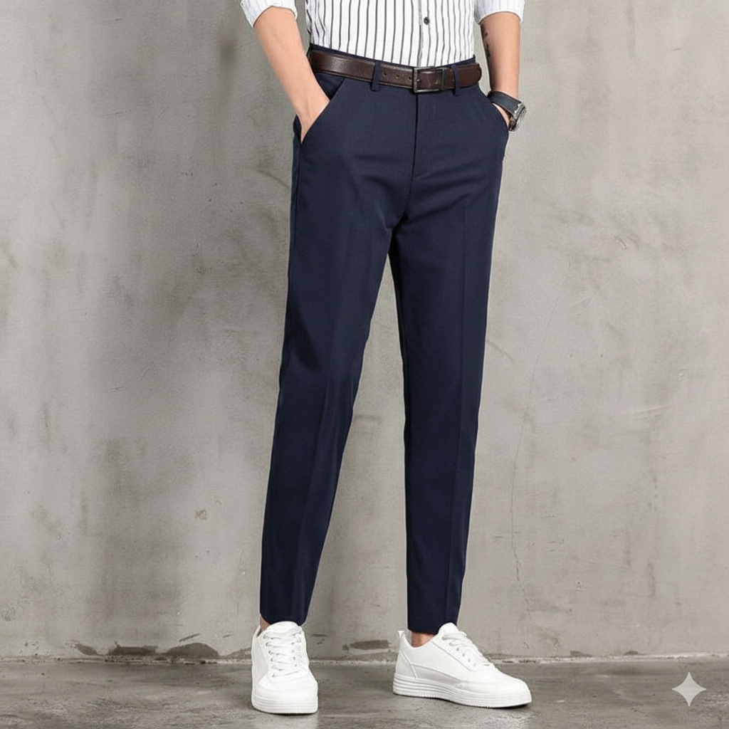 Quần Âu Nam MASCULINE MBR502 - Quần âu nam trẻ phom Beggi Relax chiểu cao từ 1m72 trở lại