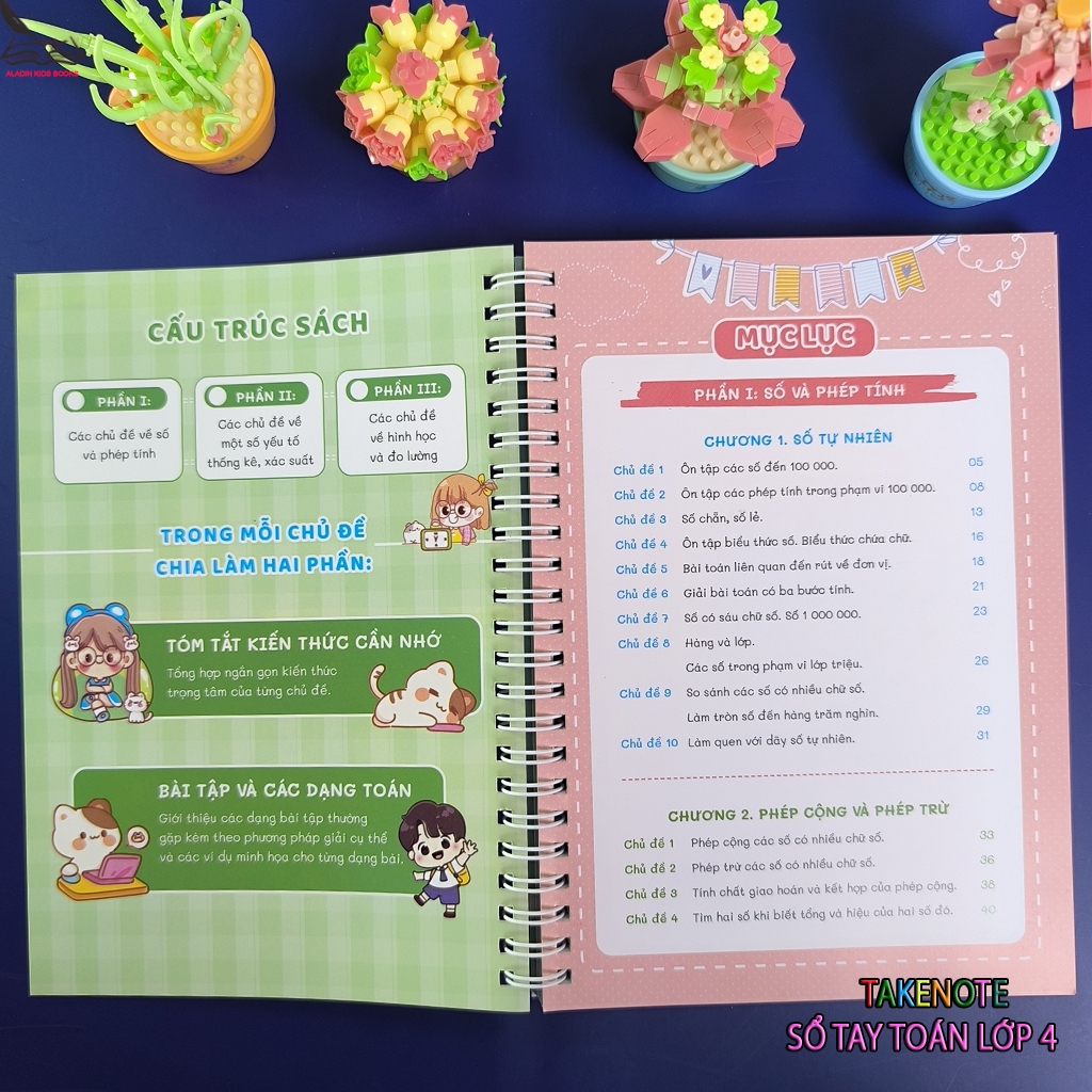 Sách Take Note Toán Lớp 4 – Sổ Tay Thực Hành Bám Sát Chương Trình Tiểu Học