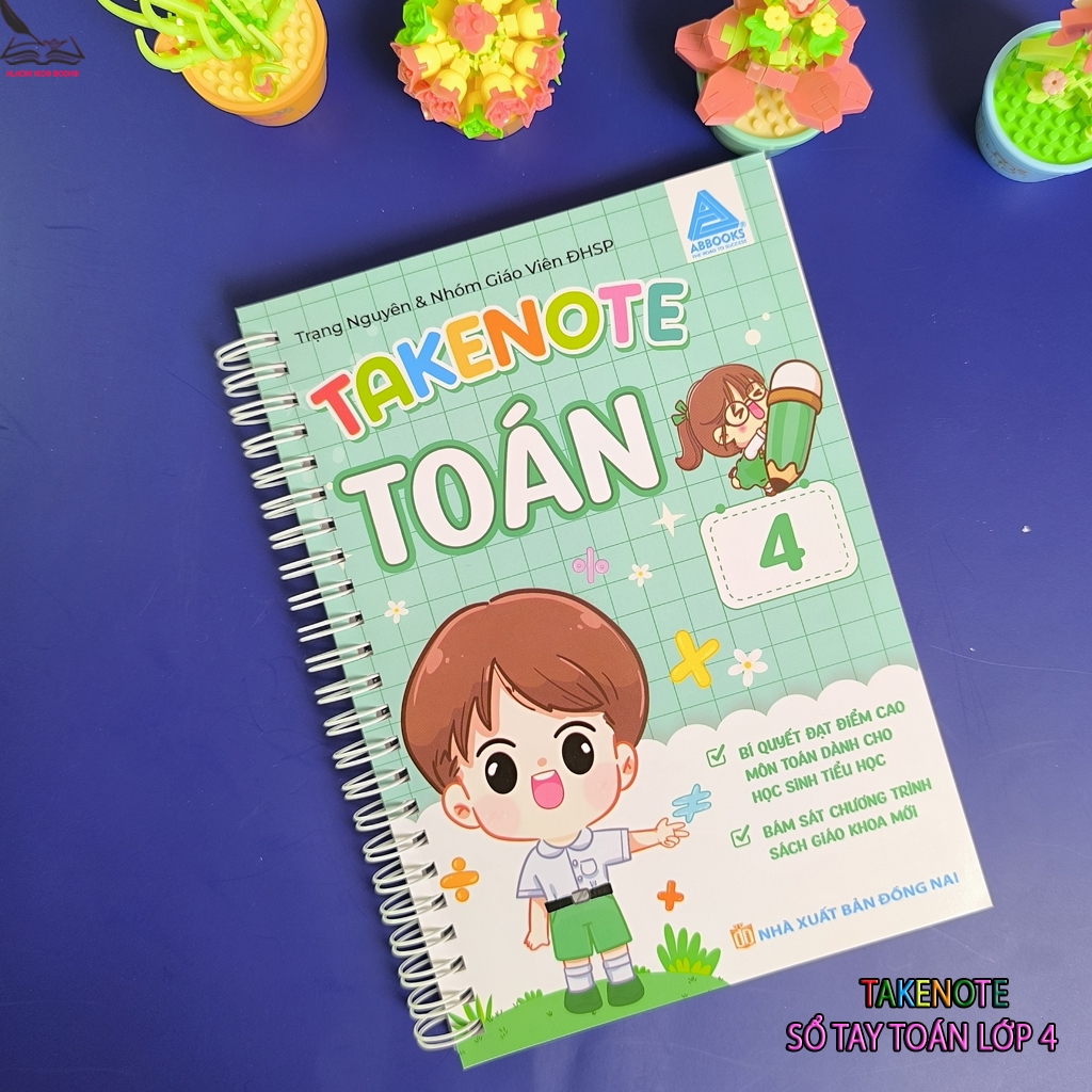 Sách Take Note Toán Lớp 4 – Sổ Tay Thực Hành Bám Sát Chương Trình Tiểu Học
