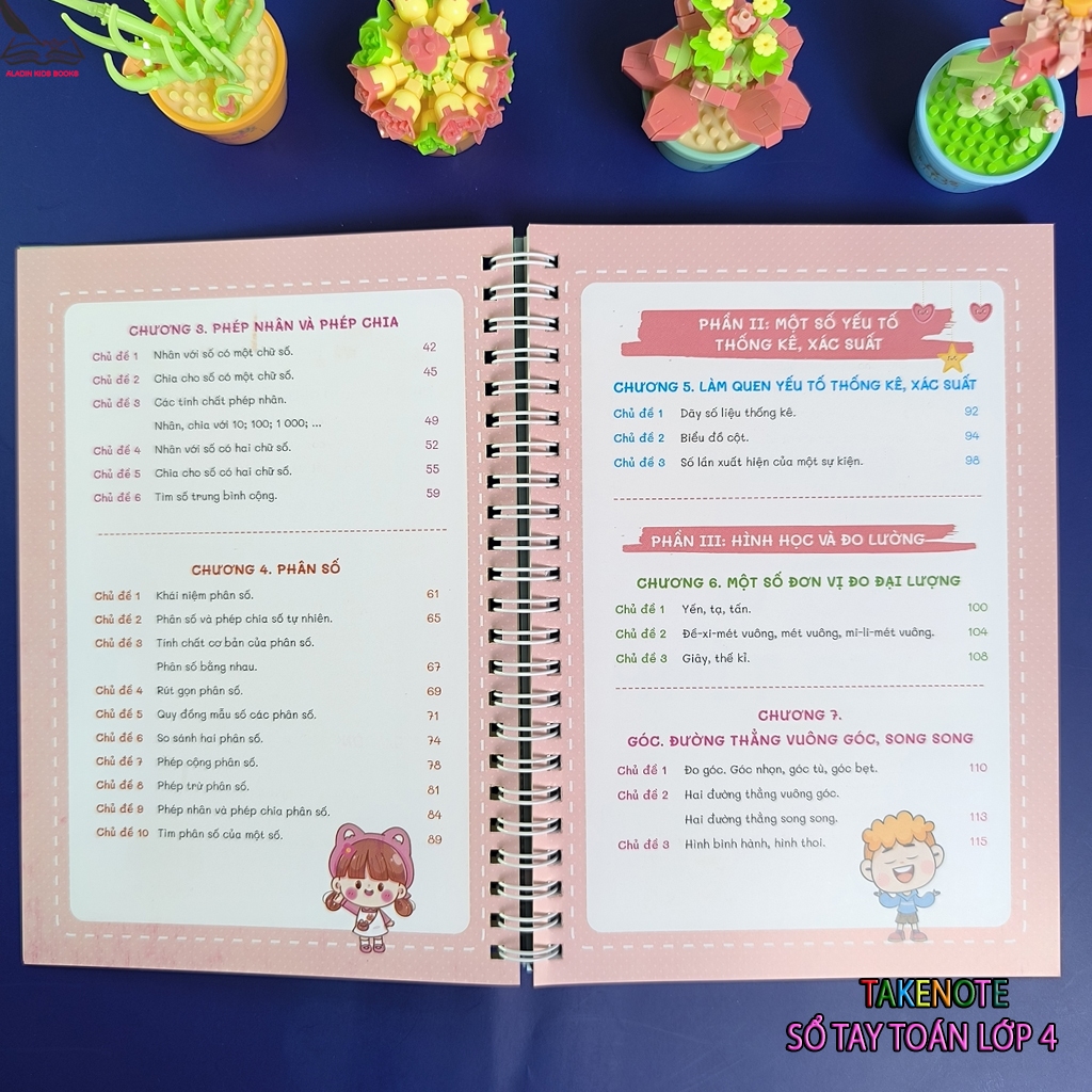 Sách Take Note Toán Lớp 4 – Sổ Tay Thực Hành Bám Sát Chương Trình Tiểu Học