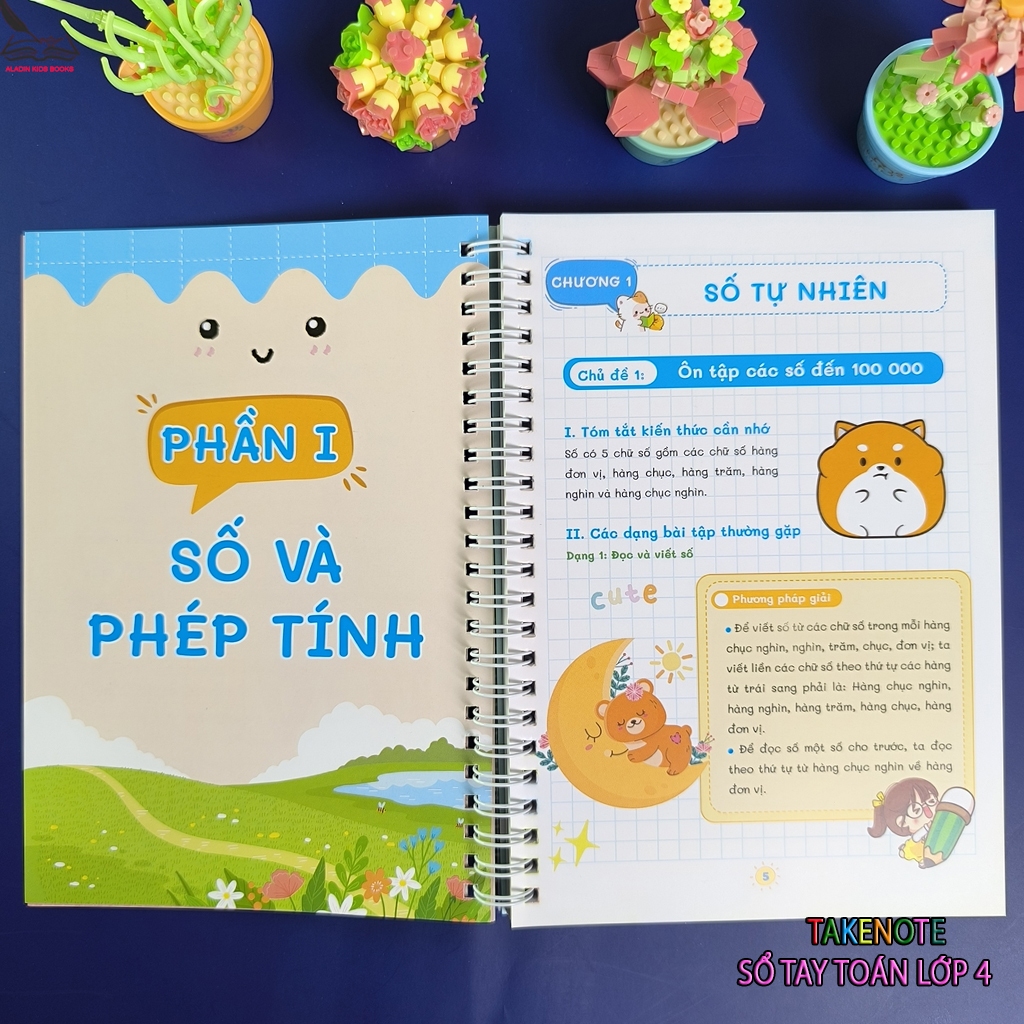 Sách Take Note Toán Lớp 4 – Sổ Tay Thực Hành Bám Sát Chương Trình Tiểu Học