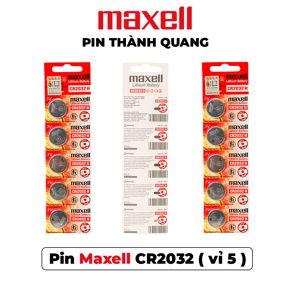 Pin Maxell CR2032 Lithium 3V - Hàng Chính Hãng | Pin Thành Quang ...