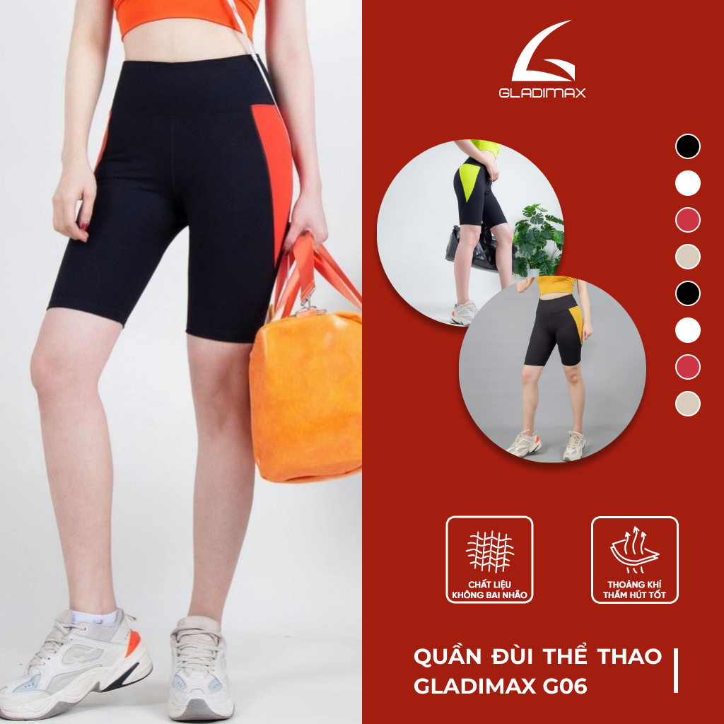 [ NEW ] Quần Biker G06 Gladimax l Thun Genmax Cao Cấp, Co Giãn 4 Chiều