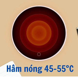 Đế Hâm Nóng Đồ Uống Thông Minh 55 Độ, Thiết Kế Nhỏ Gọn, Phù Hợp Mọi Chất Liệu, Chính Hãng, BH 2 Năm