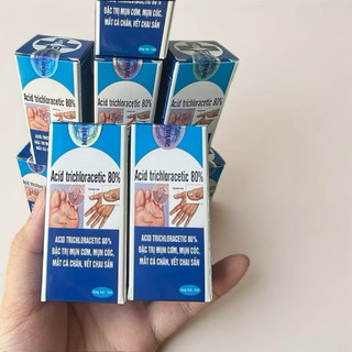 Chấm mụn cơm, mụn cóc, suimaoga Acid Trichlo racentic 80% Bệnh viện da liễu TpHCM
