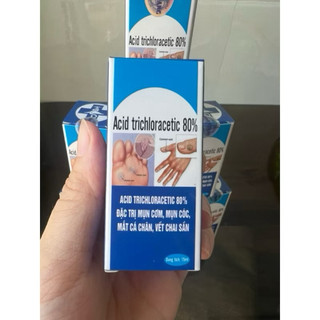 Chấm mụn cơm, mụn cóc, suimaoga Acid Trichlo racentic 80% Bệnh viện da liễu TpHCM
