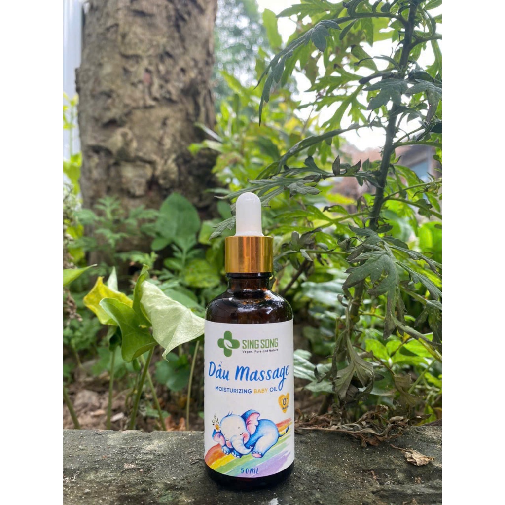 Dầu massage cho bé I SingSong I thư giãn, dưỡng ẩm, dễ ngủ cho cả Mẹ và Bé - 50ml