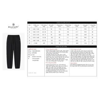 [T7_ĐỒNG GIÁ 249K] Quần Jogger Nam, Quần Dài Gió Nam Thể Thao 9QGDB001 Biluxury Chất Vải Gió Cạp Chun