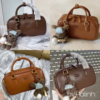 Túi Dáng Cốp Chữ Nhật Chio2nd Kèm Charm Gấu Bóng Chày Túi Đeo Chéo Chio HS269