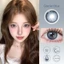 Kính áp tròng Magister Buff Brown lens 0-6 độ 14.2-14.5MM lens+1 nước ngâm 120ml+1 nhíp+1 khay