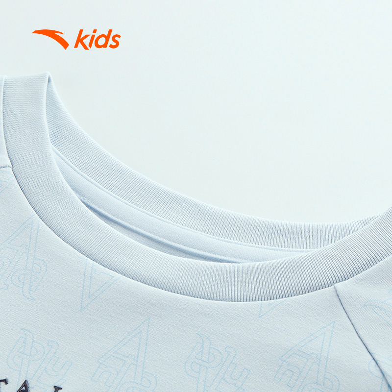 Áo Phông Thể Thao Bé Gái Anta Kids Thoáng Mát Dễ Chịu Đi Học Đi Chơi 3625B8123-2