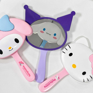 Set Gương Lược Cầm Tay 2IN1 Kuromi/Kitty/Cún Trắng/Thỏ Hồng Dễ Thương, Nhỏ Gọn, Tiện Lợi Dễ Dàng Mang Theo