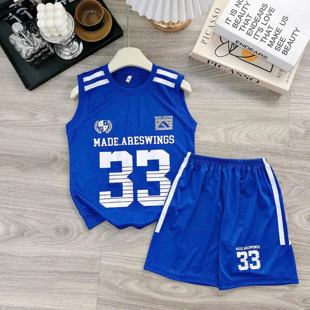 [Peinn] Bộ quần áo thể thao dành cho bé trai 14-52kg mẫu MADE. Chất liệu thoáng mát, co dãn. H41 - EB9