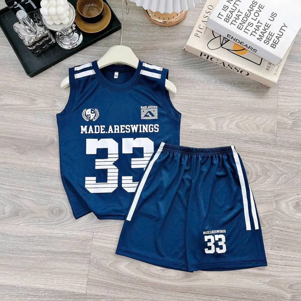 [Peinn] Bộ quần áo thể thao dành cho bé trai 14-52kg mẫu MADE. Chất liệu thoáng mát, co dãn. H41 - EB9