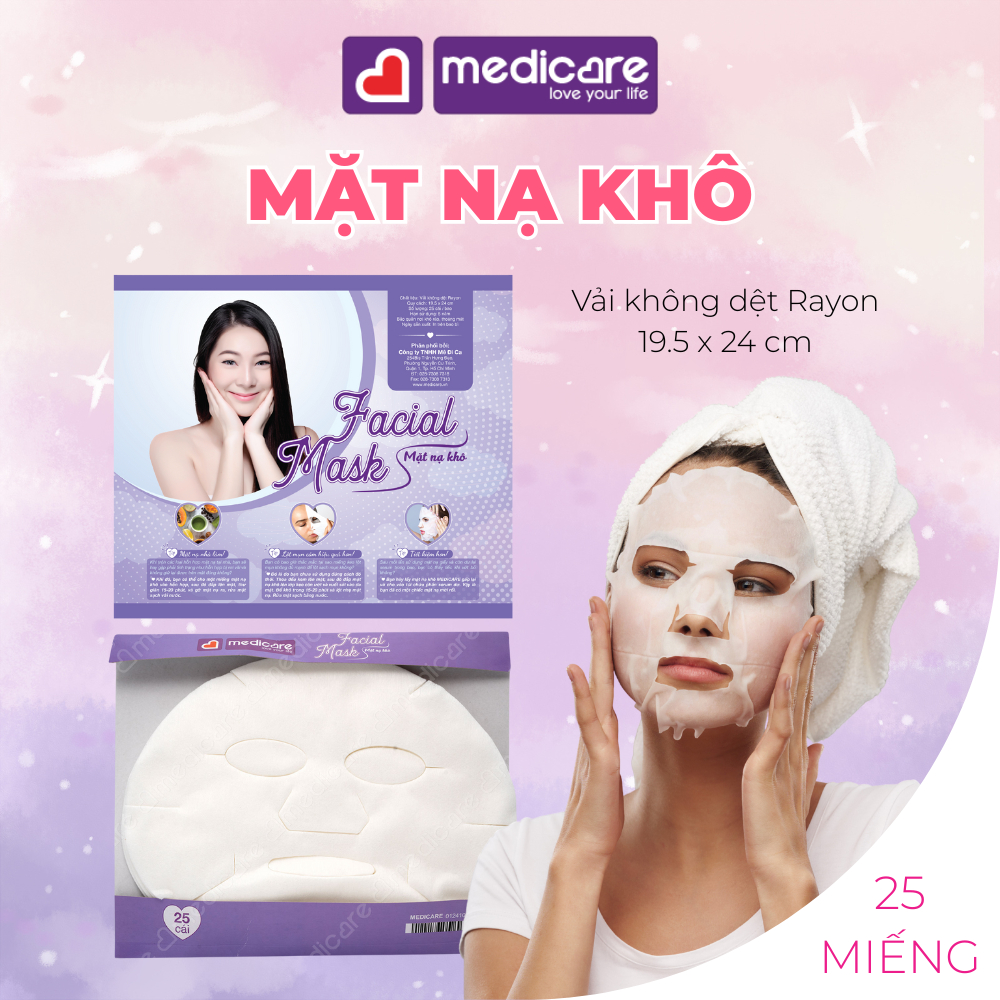 Mặt nạ khô MEDiCARE 25 miếng