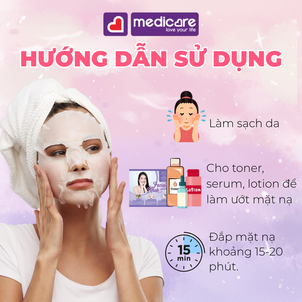 Mặt nạ khô MEDiCARE 25 miếng