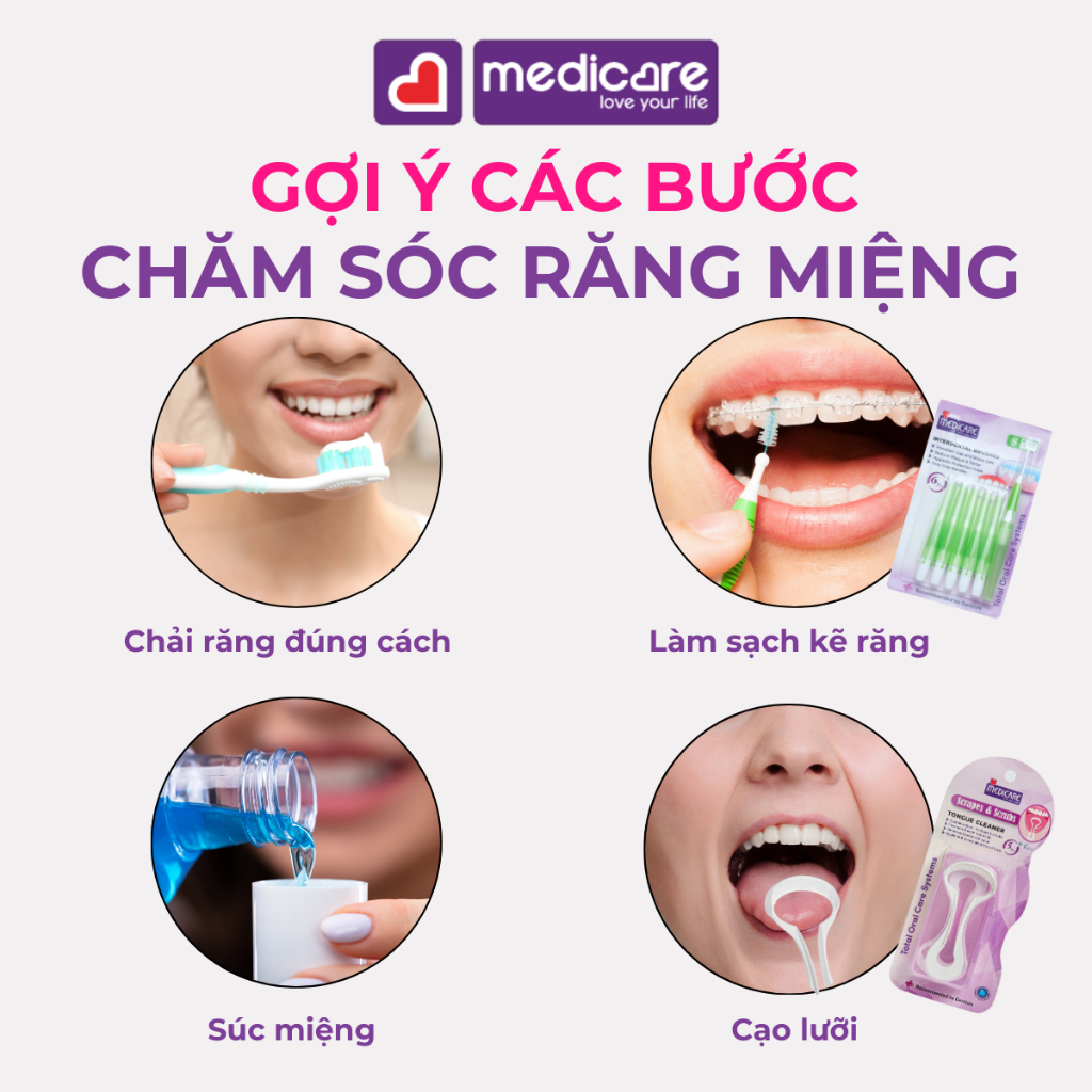 Tăm chải kẽ răng MEDiCARE chữ I