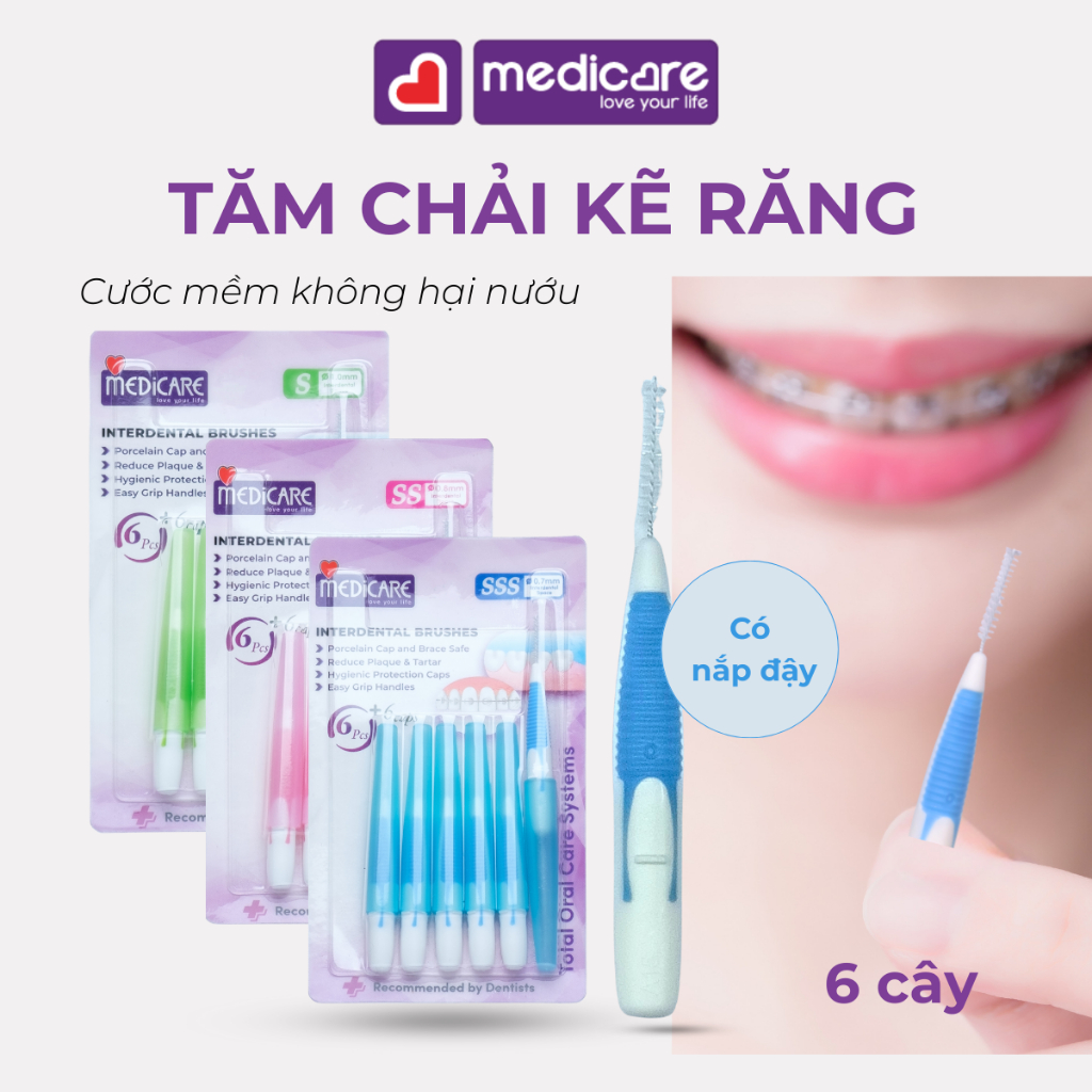 Tăm chải kẽ răng MEDiCARE chữ I
