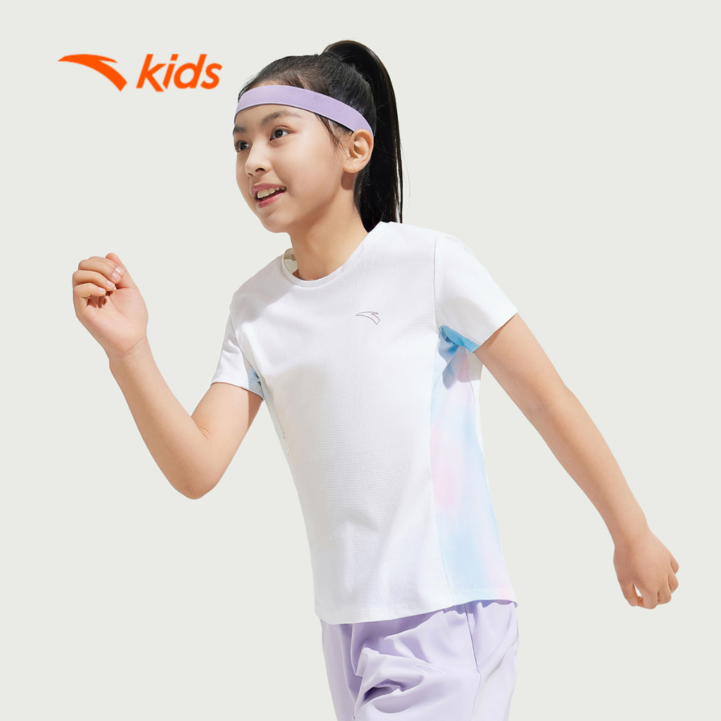 Áo Phông Ngắn Tay Thể Thao Bé gái  ANTA KIDS T-Shirt  3625B5105. Running Big Kids 7-14 Years