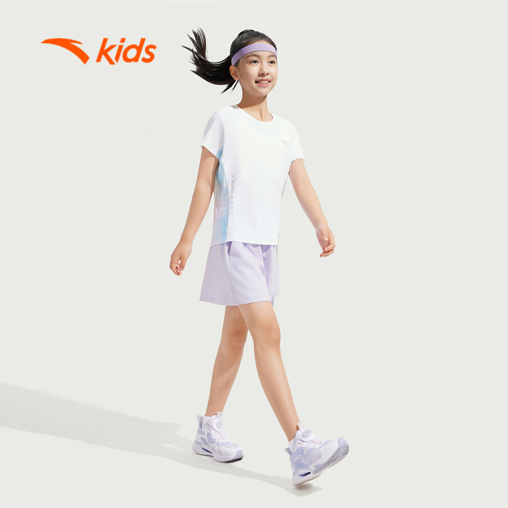 Áo Phông Ngắn Tay Thể Thao Bé gái  ANTA KIDS T-Shirt  3625B5105. Running Big Kids 7-14 Years