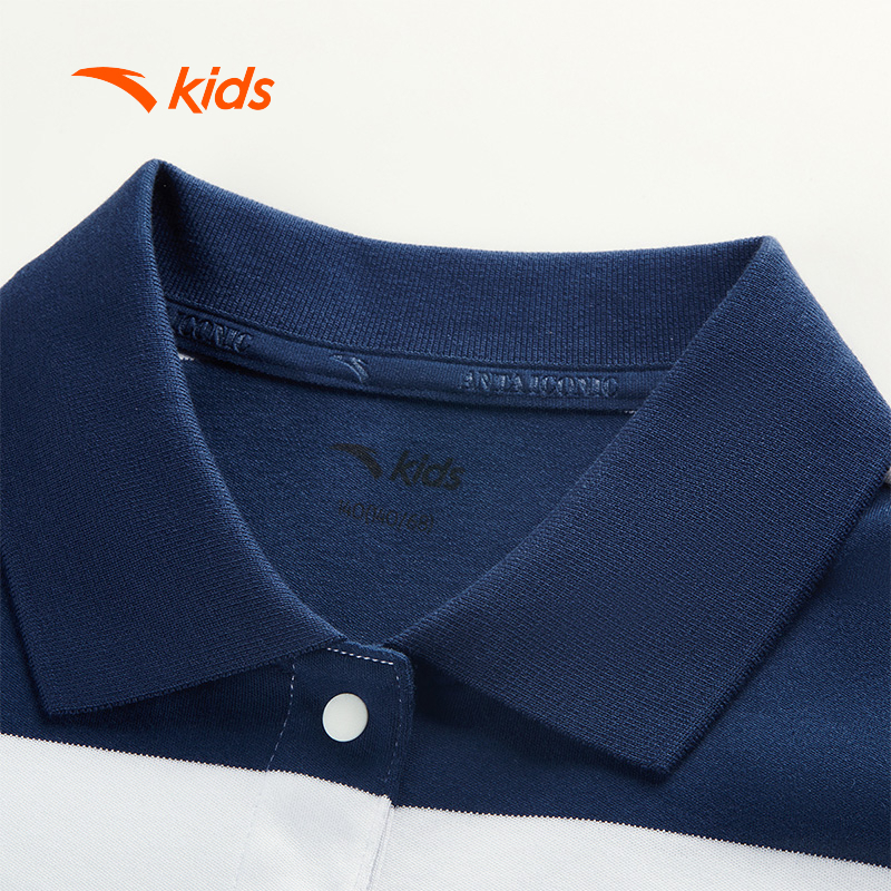 Áo Polo Thời Trang Ngắn Tay Bé trai ANTA KIDS Sleeve Polo Shirt  3525B8130.Big Kids 7-14 Years Short