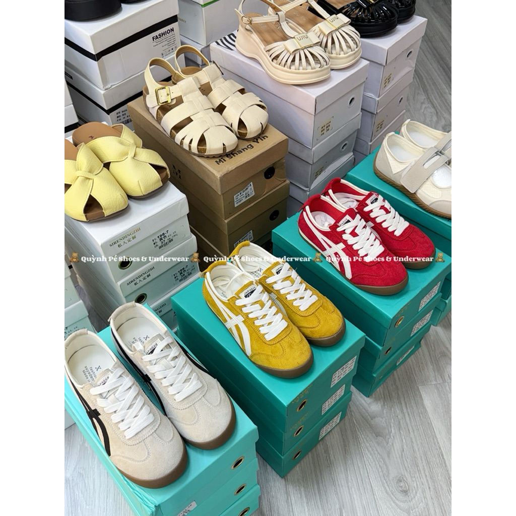 GIÀY THỂ THAO 3 MÀU DA LỘN HÀNG QC FULLBOX