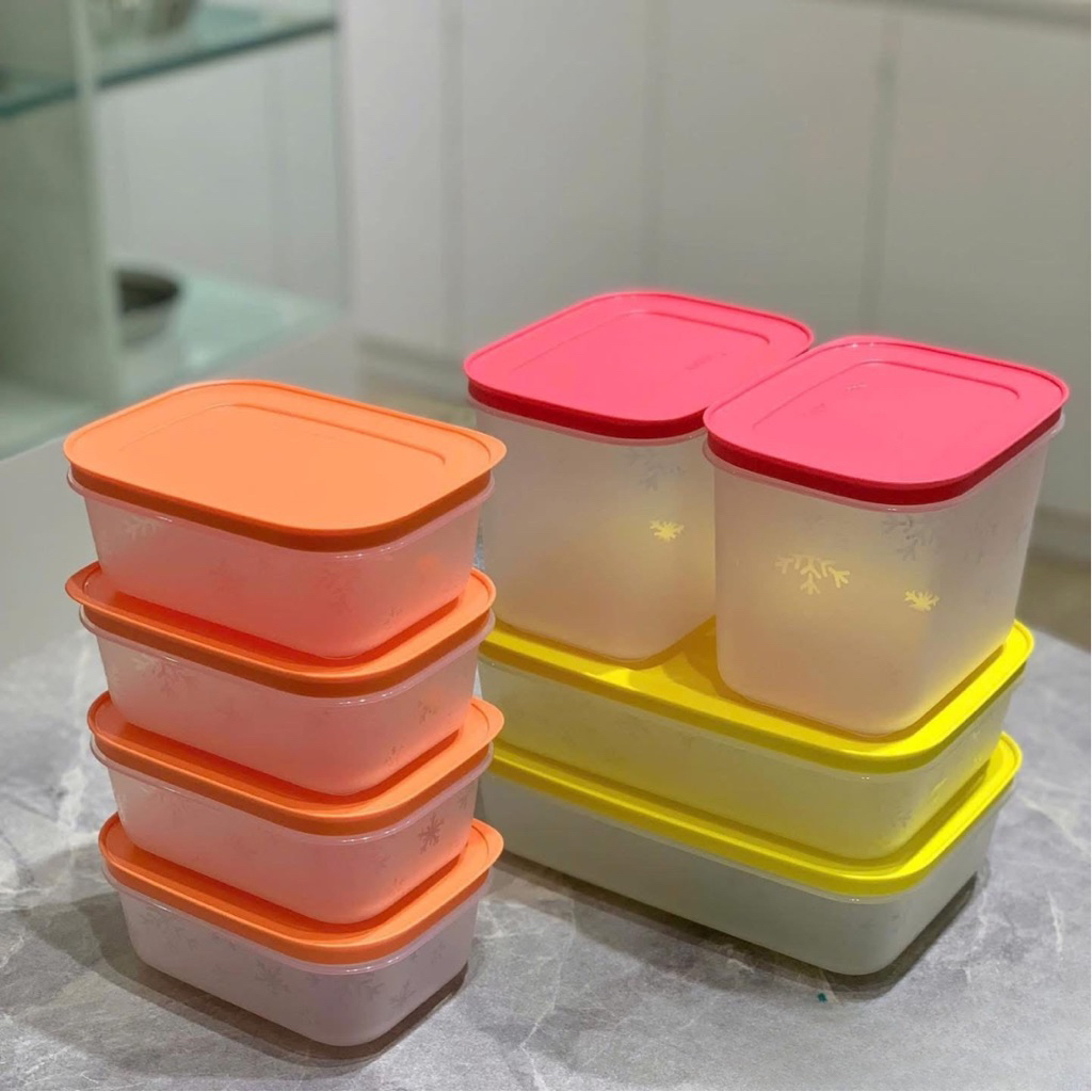 Bộ 8 Hộp Trữ Đông Bông Tuyết Tupperware Freezemate Fullbox Chính Hãng ...