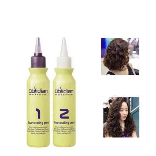 huốc uốn lạnh tại nhà Obsidian 3D, uốn lạnh hàn quốc căng sóng không mùi 120ml uốn tóc nam