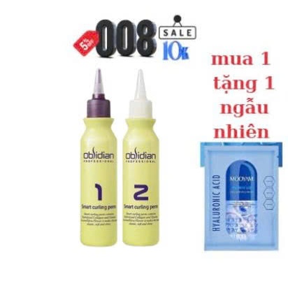 huốc uốn lạnh tại nhà Obsidian 3D, uốn lạnh hàn quốc căng sóng không mùi 120ml uốn tóc nam