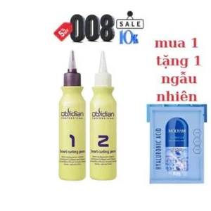 huốc uốn lạnh tại nhà Obsidian 3D, uốn lạnh hàn quốc căng sóng không mùi 120ml uốn tóc nam