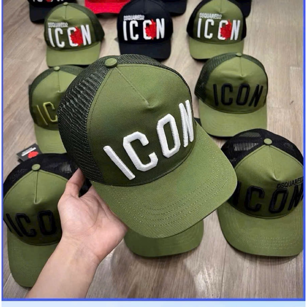 Mũ kết nam boy phố -Nón lưỡi trai rêu phối lưới chữ icon ds2 thời trang nam nữ