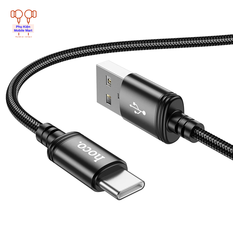 Cáp Sạc USB to Type-C – Sạc Nhanh 3A/5A, Truyền Dữ Liệu 480Mbps, Dây Bền Chống Gãy Gập