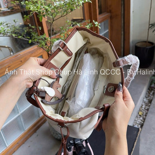 Chio2nd - Tặng Charm Ngựa - Túi Đeo Vai Canvas dáng bigsize tote