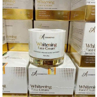 Kem Face Pháp A Cosmetics 20g - Dưỡng Trắng Da Mặt, Giảm Mụn, Mờ Thâm, An Toàn, Hiệu Quả