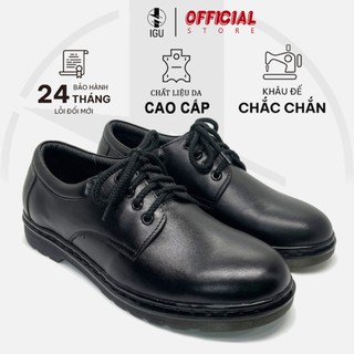 Giày tây derby IGU_D0211 Da bò 100%,đế doctor cao cấp,khâu đế 2 lớp siêu bền Bảo Hành 12 Tháng.