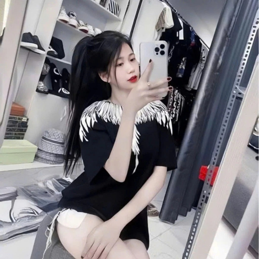 Áo thun tay lỡ nam nữ in cánh chim đại bàng cháy phố unisex nam nữ hotrend