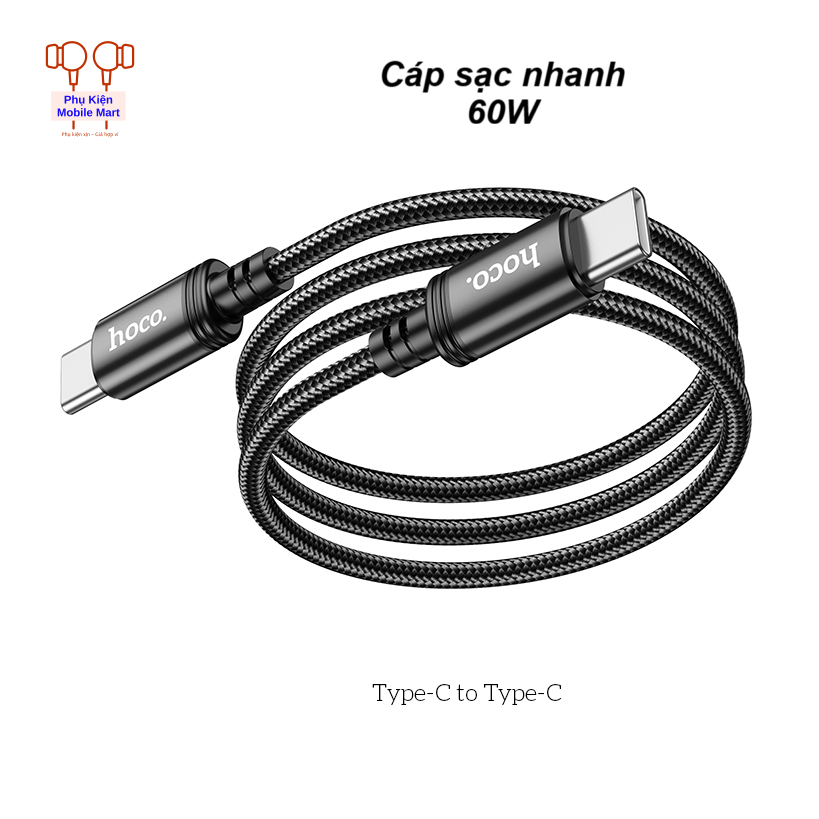 Cáp Sạc Nhanh Type-C 60W Bọc Dù – cho Samsung, OP, Ip15 / 16 / 17, Bền, Truyền Dữ Liệu 480Mbps