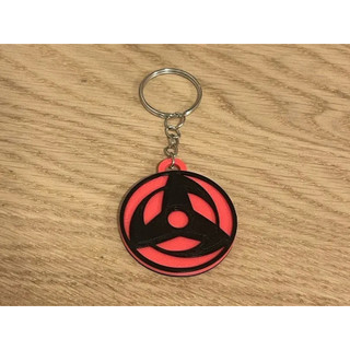 Móc Khóa Naruto Kakashi Sharingan & Rinne Sharingan – Đồ Decor, Quà Tặng Fan Anime